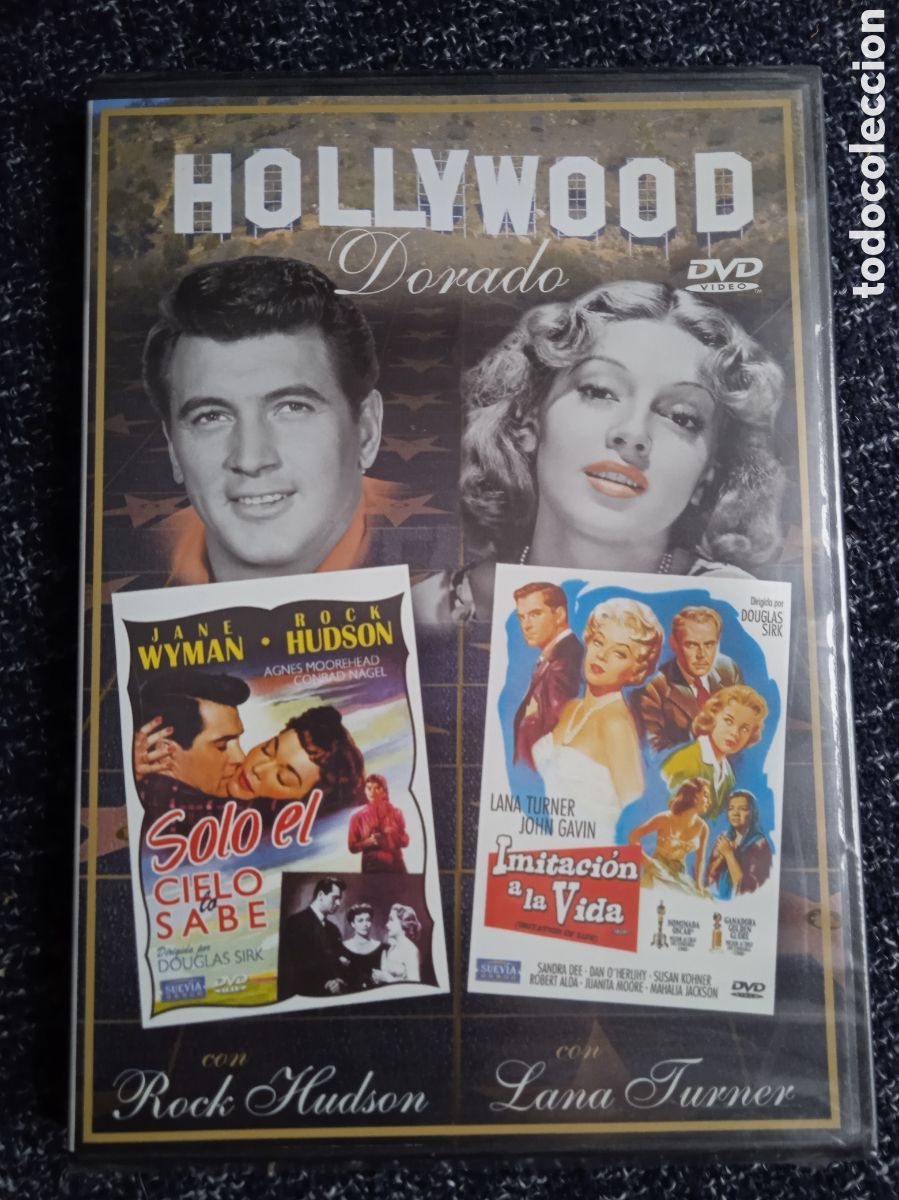 Cinema: DVD - HOLLYWOOD DORADO - SOLO EL CIELO LO SABE - IMITACI&Oacute;N A LA VIDA