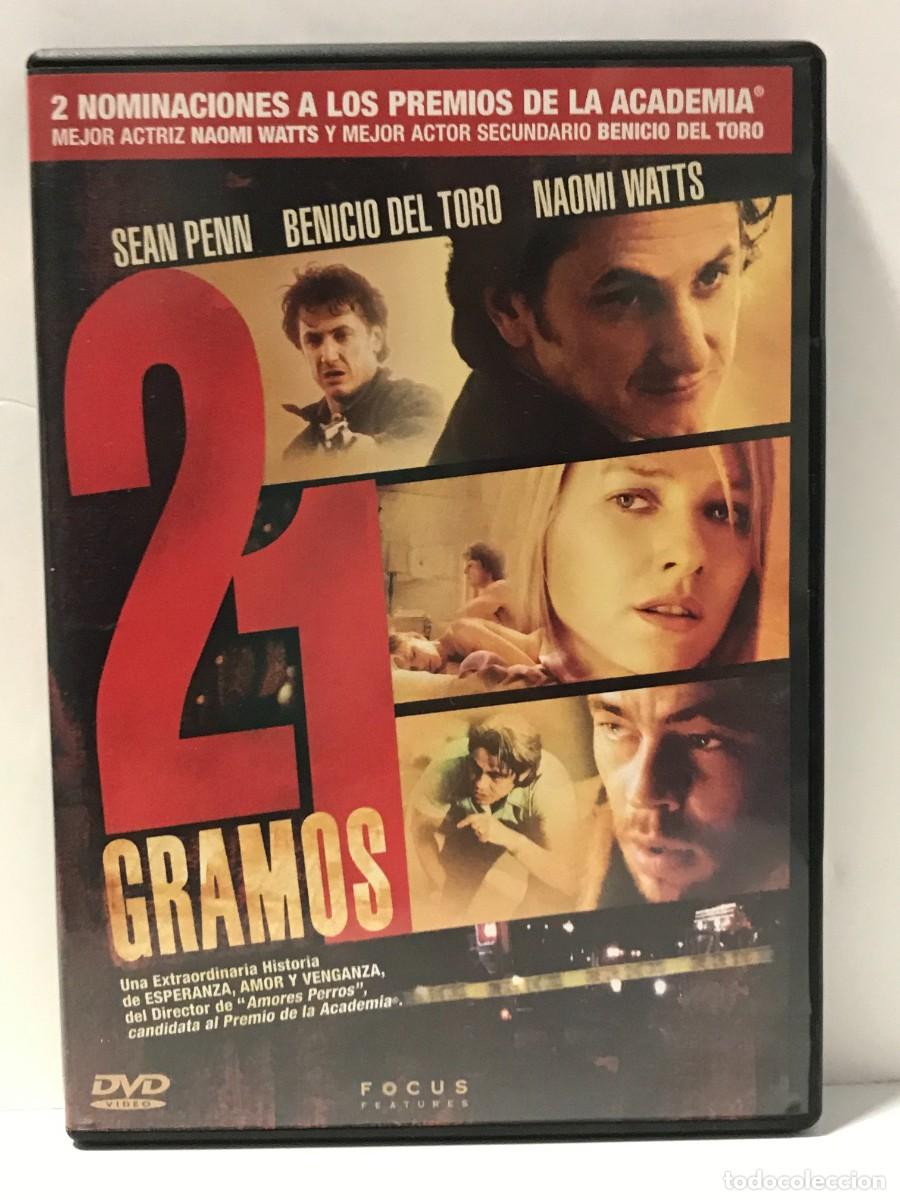 Cine: DVD 21 GRAMOS - SEAN PENN, BENICIO DEL TORO, NAOMI WATTS (L) (2)
