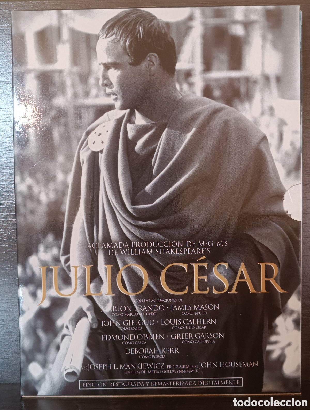 Cine: JULIO C&Eacute;SAR (1953) Marlon Brando - Cine Cl&aacute;sico - Excelente Estado