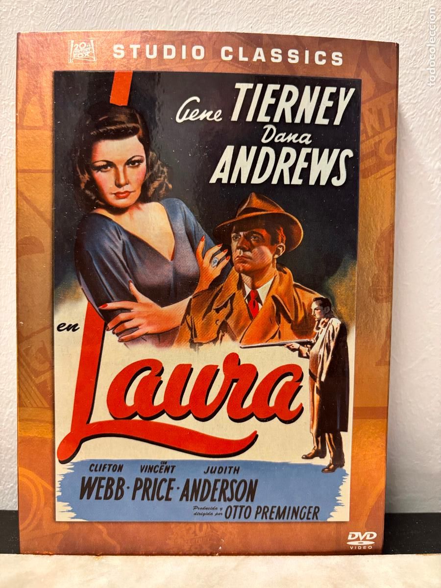 Cine: Laura. Otto Preminger. DVD. PEDIDO M&Iacute;NIMO 5&euro;