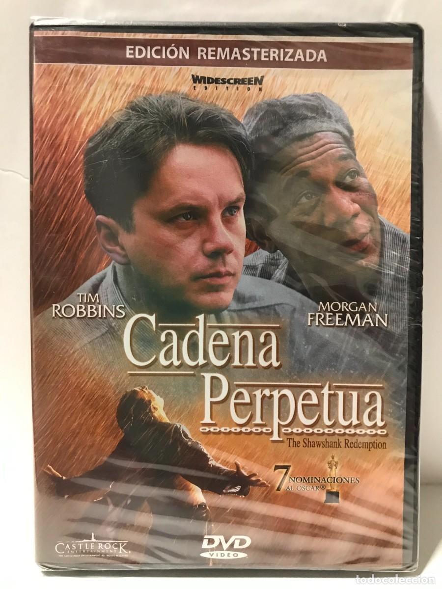 Cine: DVD CADENA PERPETUA - TIM ROBBINS, MORGAN FREEMAN (PRECINTADO) (L)