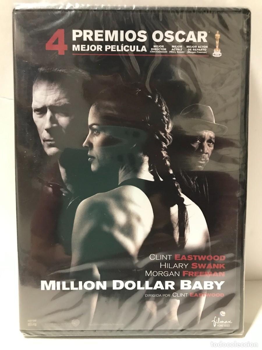 Cine: DVD MILLION DOLLAR BABY - CLINT EASTWOOD, HILARY SWANK, MORGAN FREEMAN (PRECINTADO) (L)