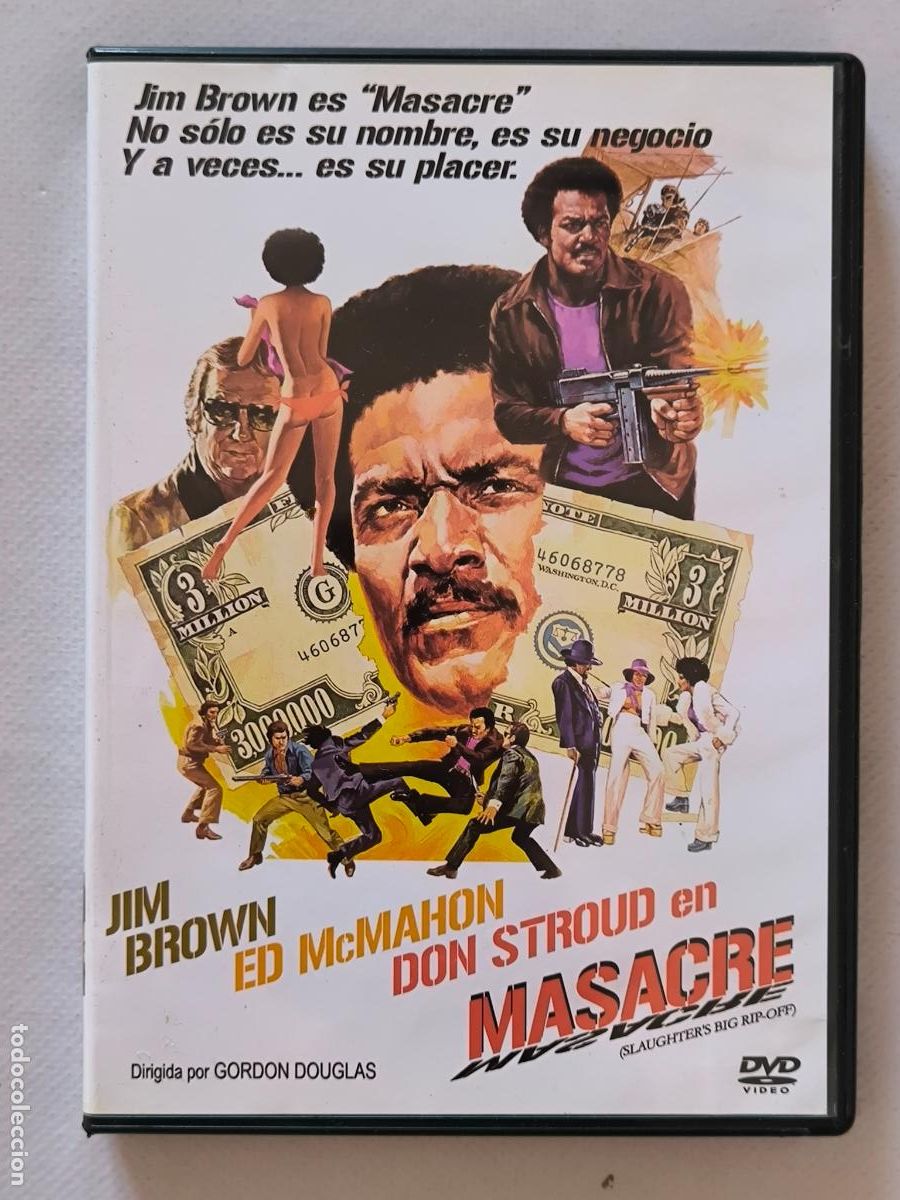 Cine: DVD MASACRE - JIM BROWN (5Gw)
