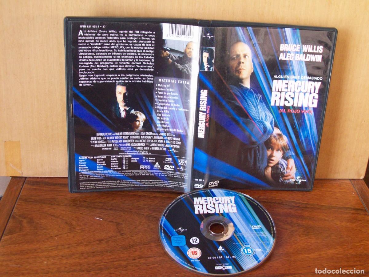 Cine: MERCURY RISING (AL ROJO VIVO) - BRUCE WILLIS - ALEC BALDWIN - DVD