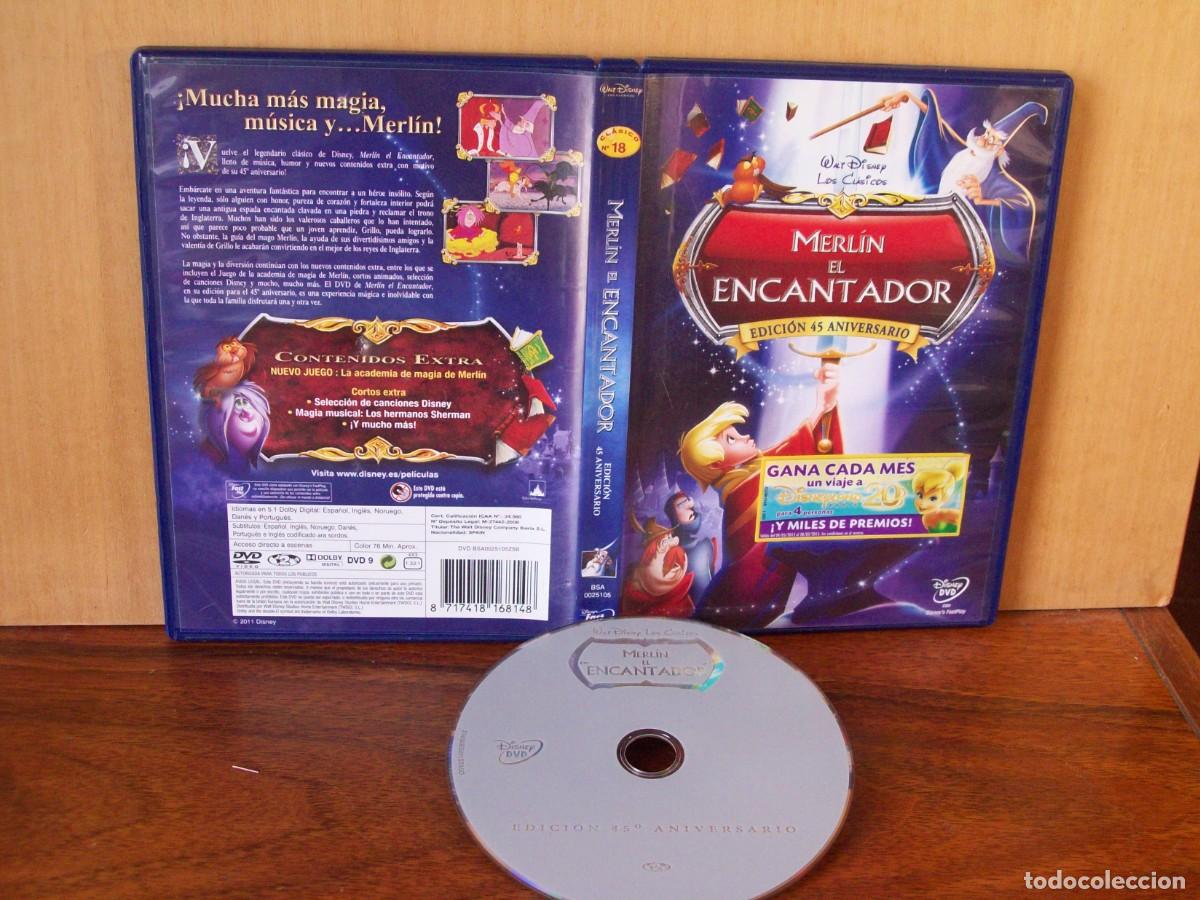 Cine: MERLIN EL ENCANTADOR - DVD LOS CLASICOS DE WALT DISNEY