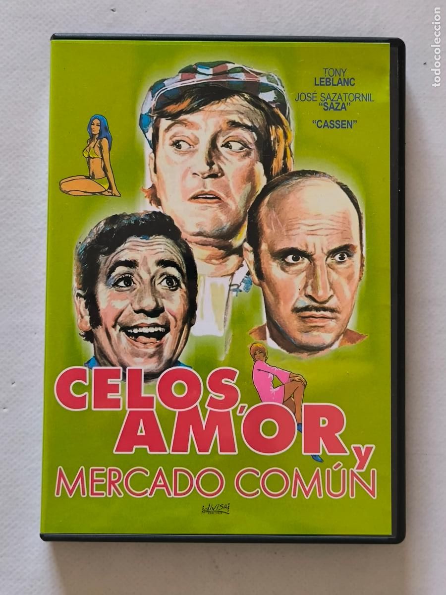 Cine: DVD CELOS, AMOR Y MERCADO COMUN - TONY LEBLANC (5H)