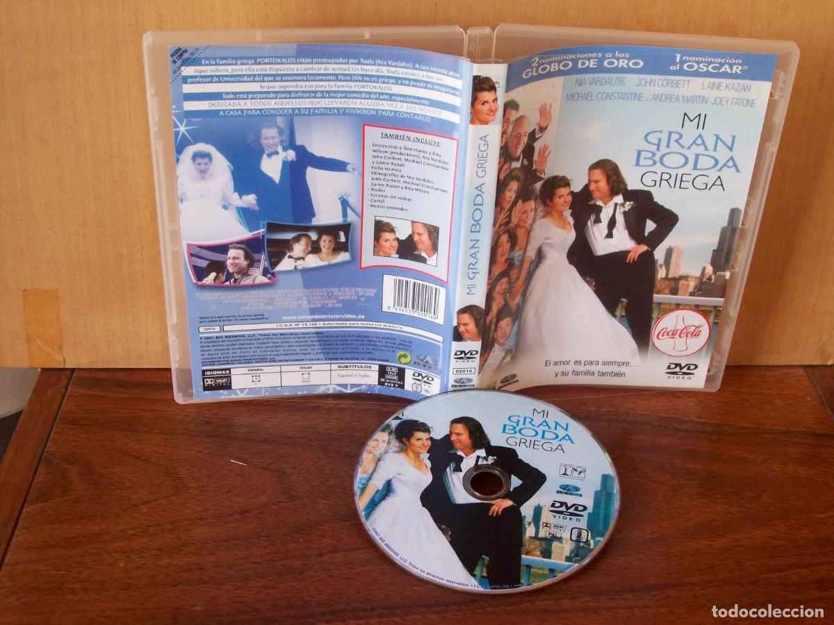 Cine: MI GRAN BODA GRIEGA - NIA VARDALOS - JOHN CORBETT - LAINIE KAZAN - ANDREA MARTIN - DVD