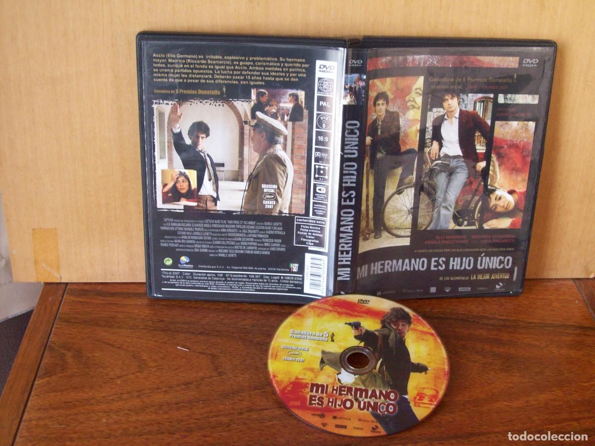 Cine: MI HERMANO ES HIJO UNICO - ELIO GERMANO - RICCARDO SCAMARGIO -ANGELA FINOCHIARO - DVD
