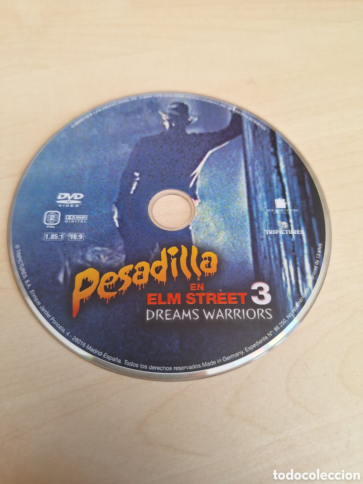 Cine: SD1806 pesadilla en elm street 3 DVD SOLO DISCO