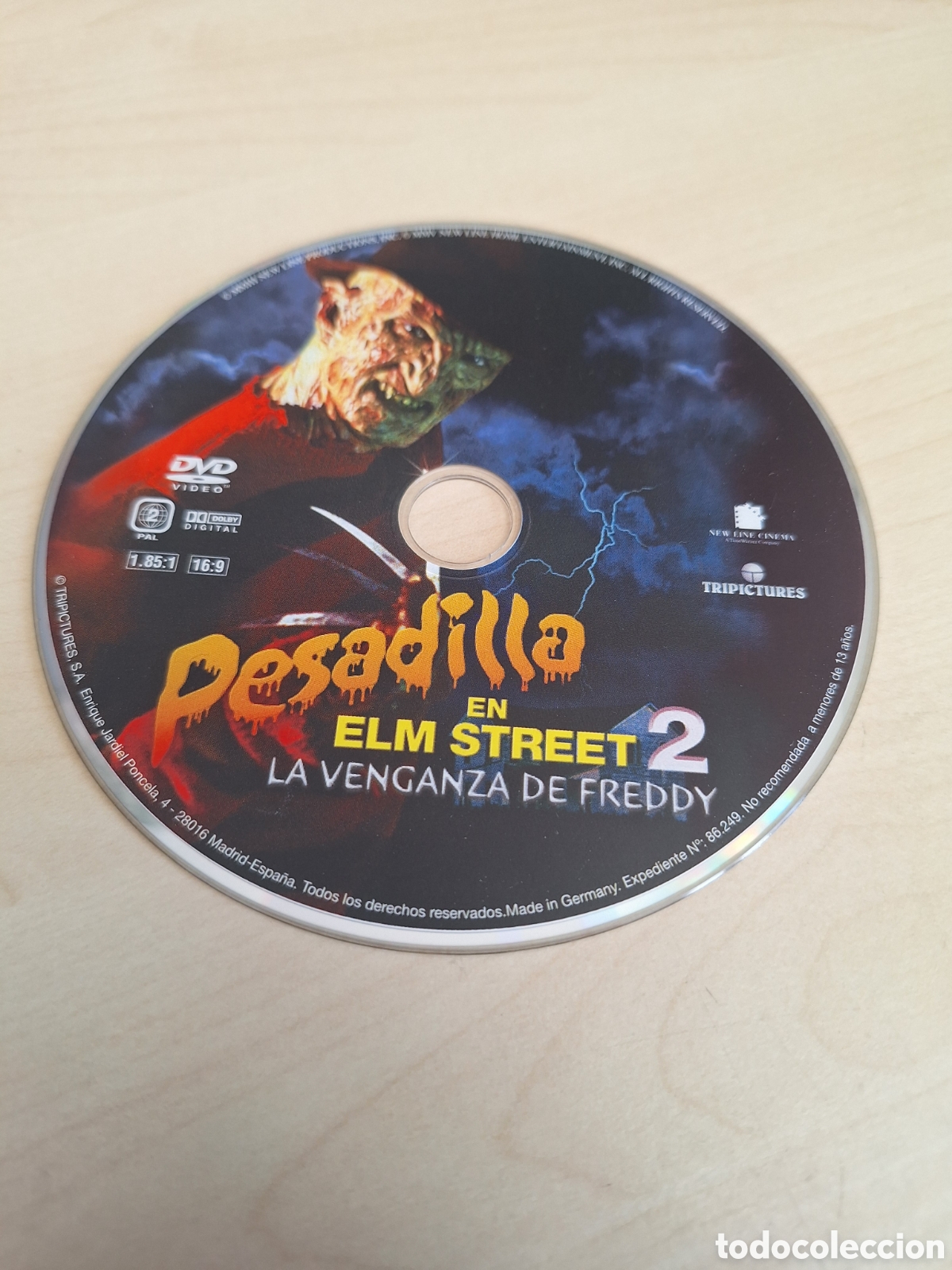 Cine: SD1808 pesadilla en elm street 2 DVD SOLO DISCO