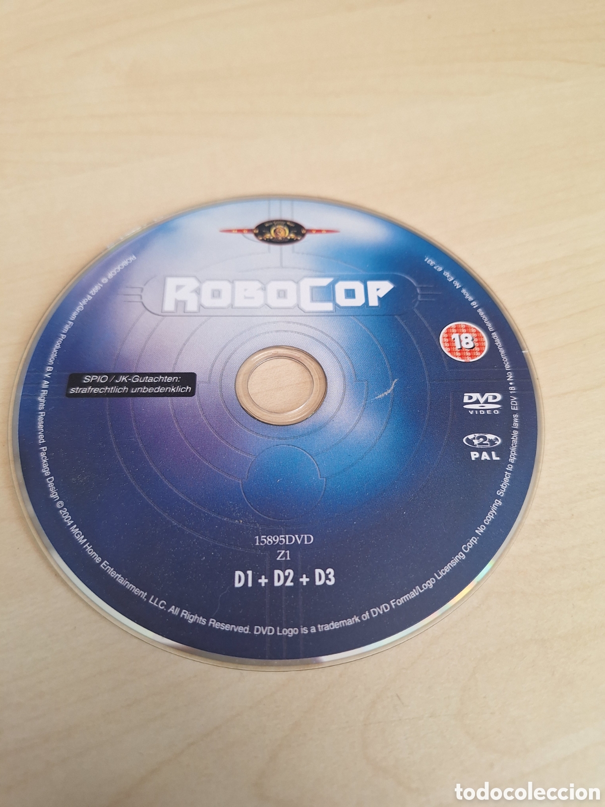 Cine: SD1812 robocop DVD SOLO DISCO
