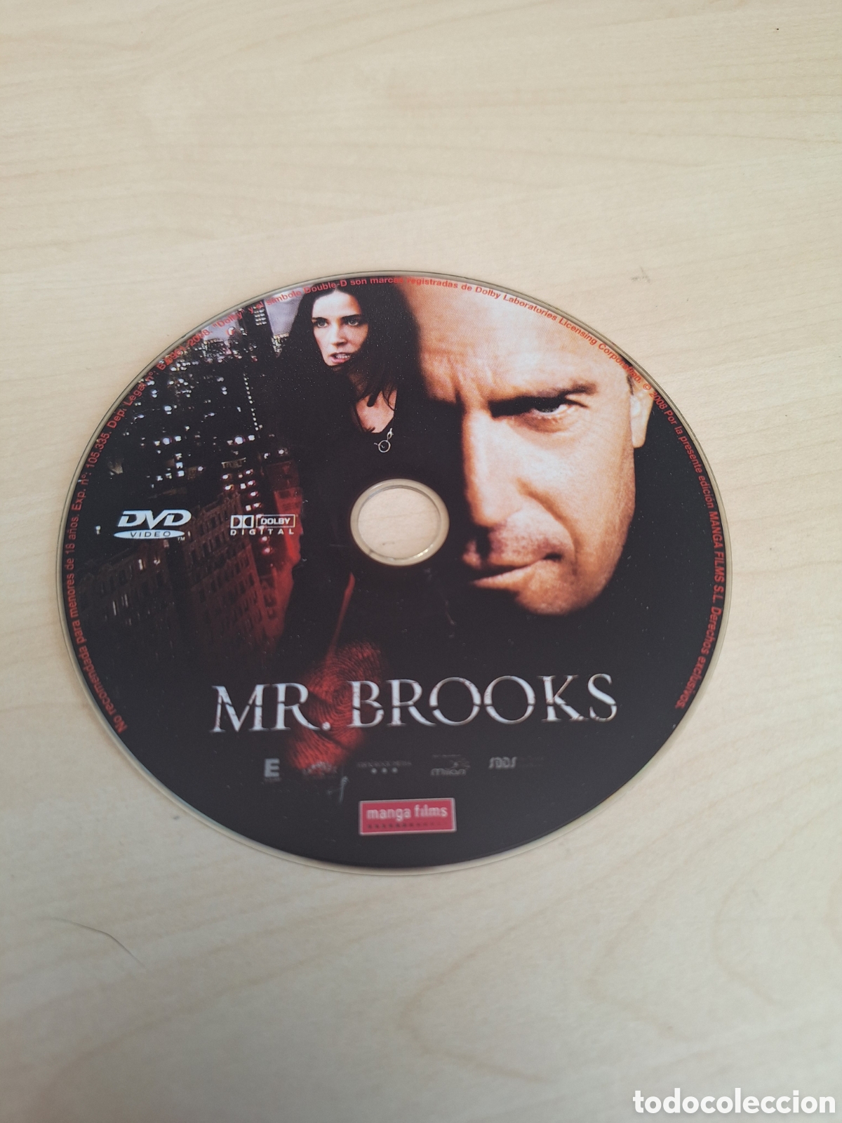 Cine: SD1814 mr. Brooks DVD SOLO DISCO