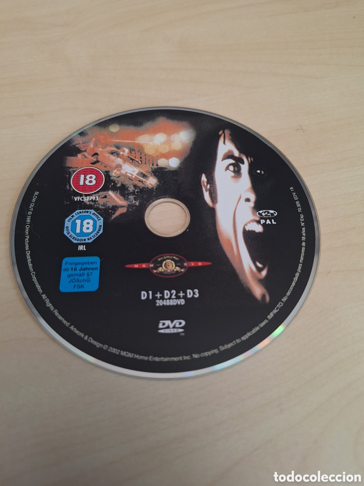 Cine: SD1827 impacto DVD SOLO DISCO