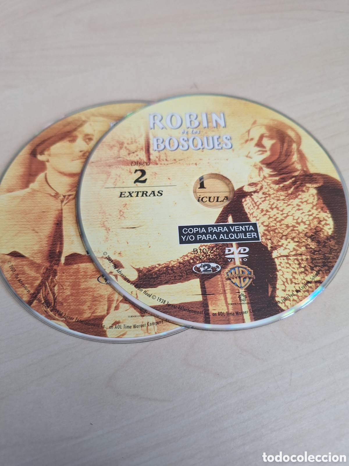 Cine: SD1838 robin de los bosques DVD SOLO DISCO