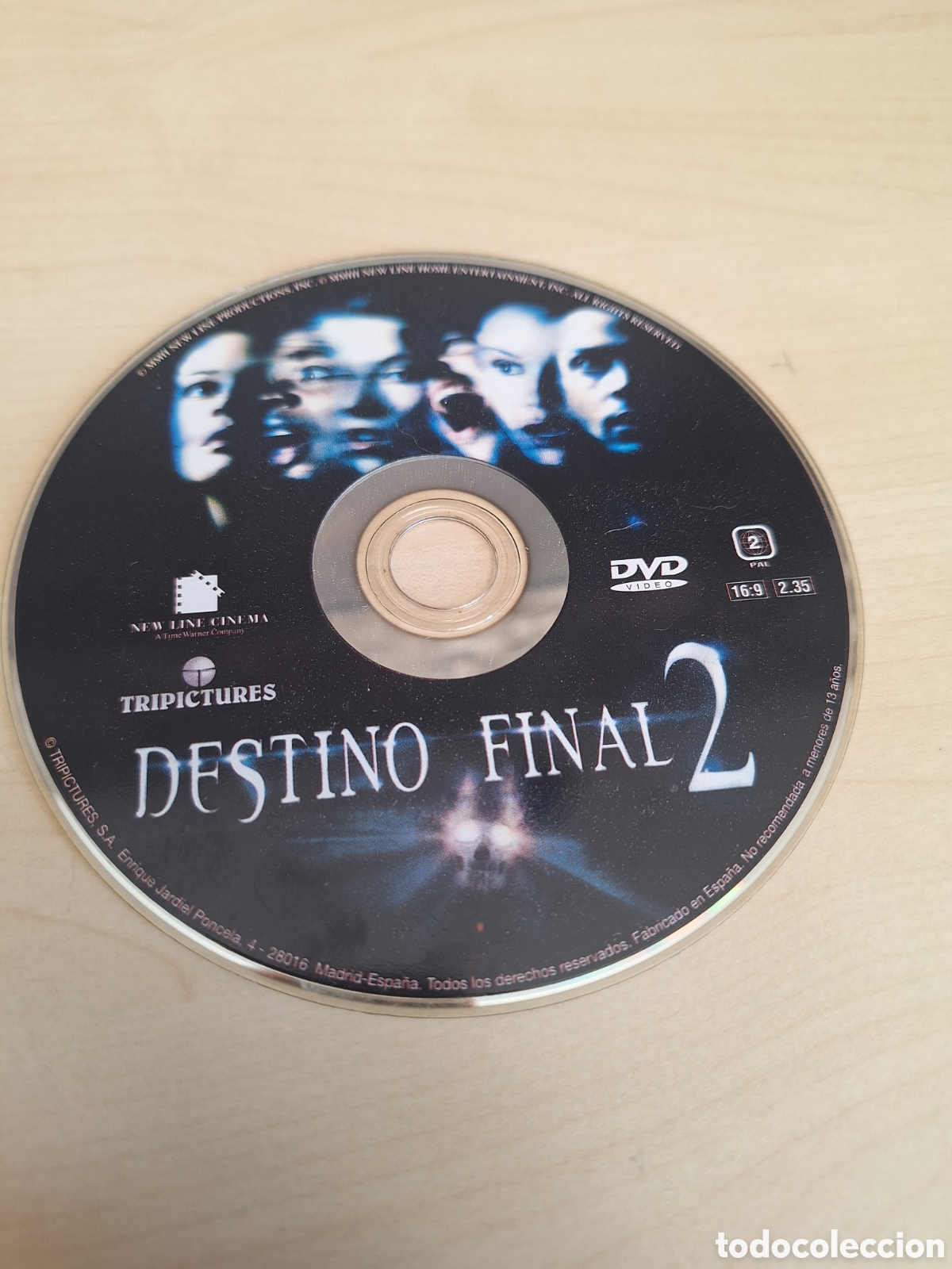 Cine: SD1843 destino final 2 DVD SOLO DISCO