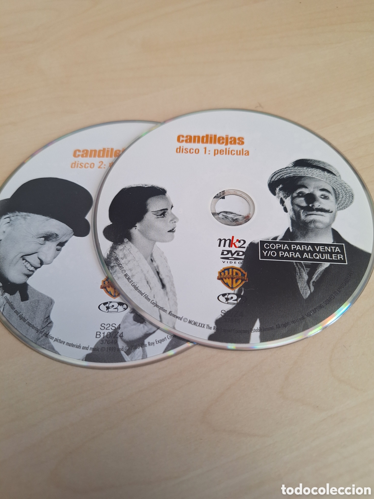 Cine: SD1844 candilejas DVD SOLO DISCO