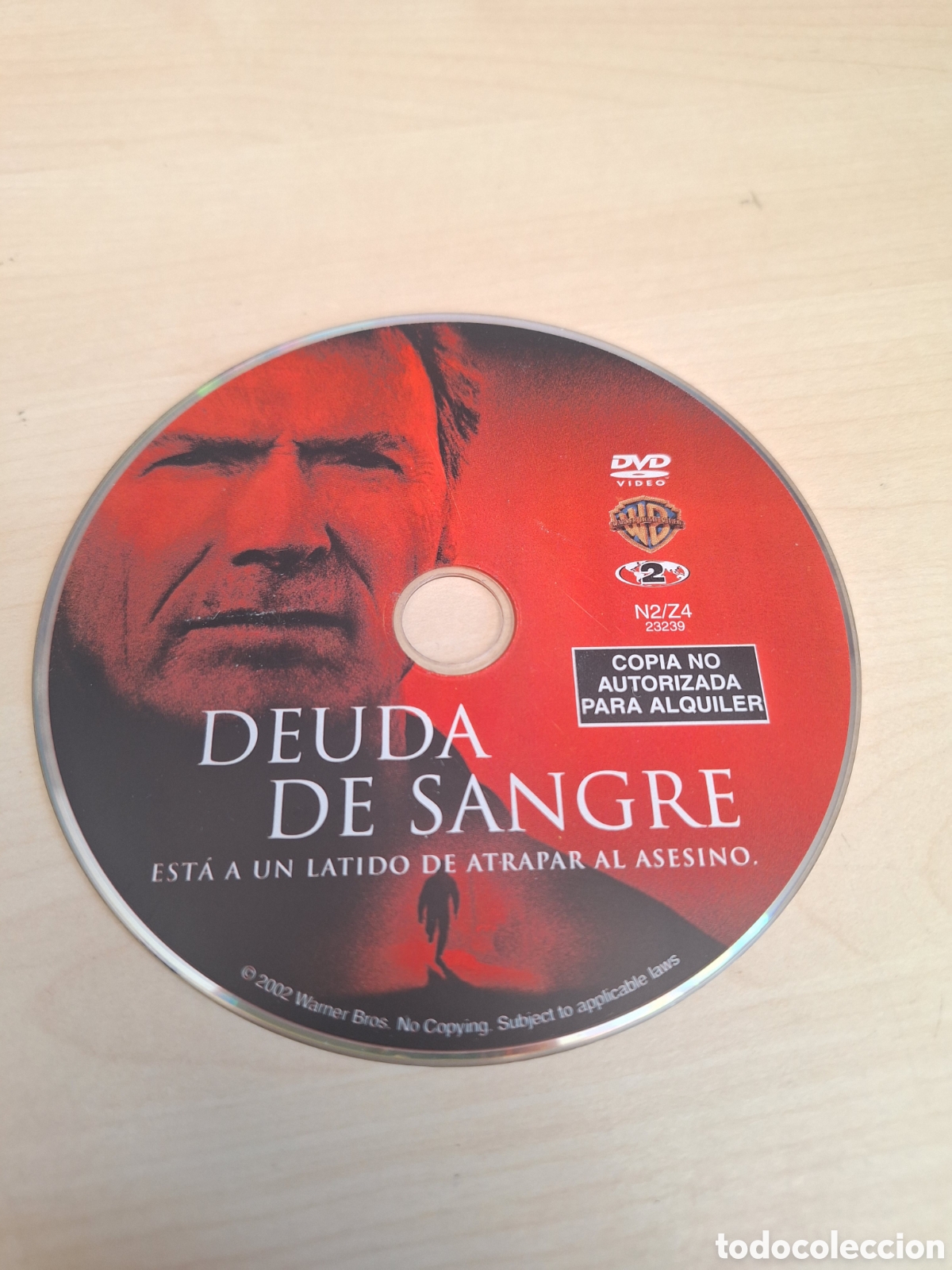 Cine: SD1852 deuda de sangre DVD SOLO DISCO