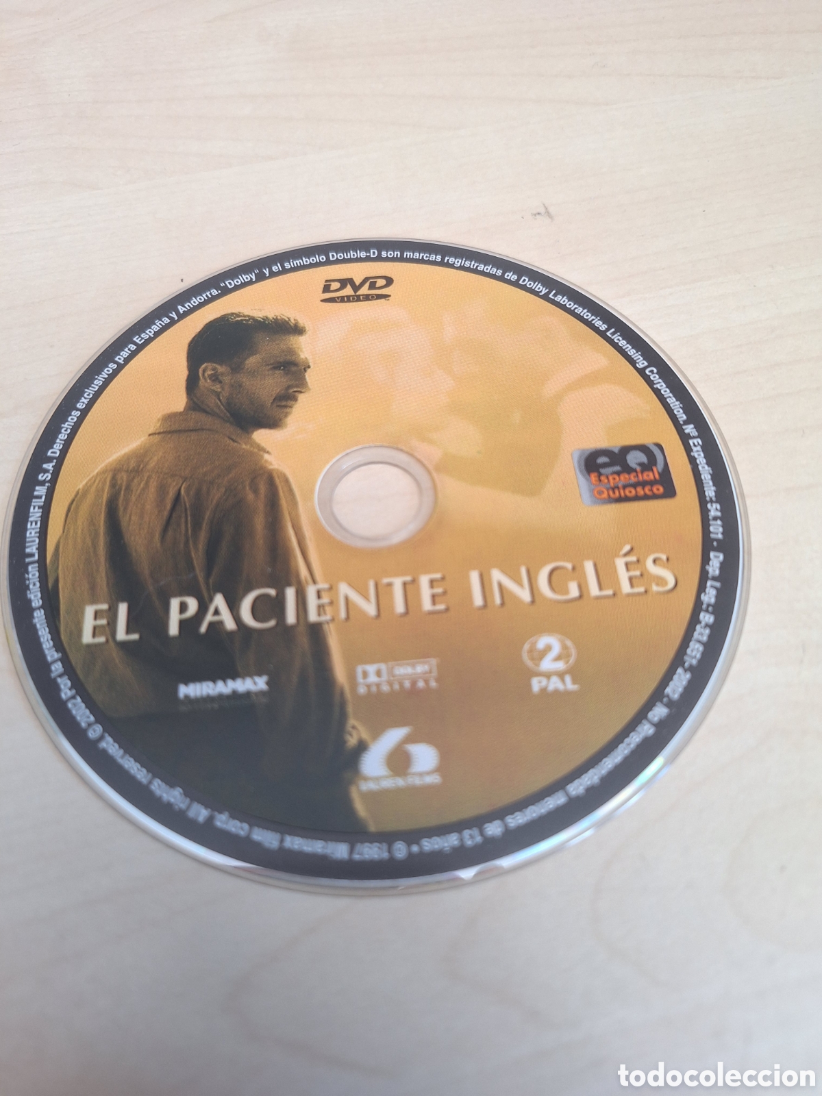 Cine: SD1861 el paciente ingl&eacute;s DVD SOLO DISCO