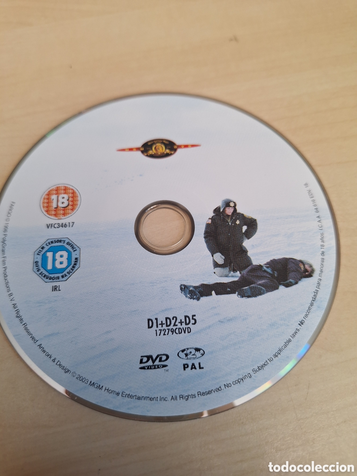 Cine: SD1862 fargo DVD SOLO DISCO