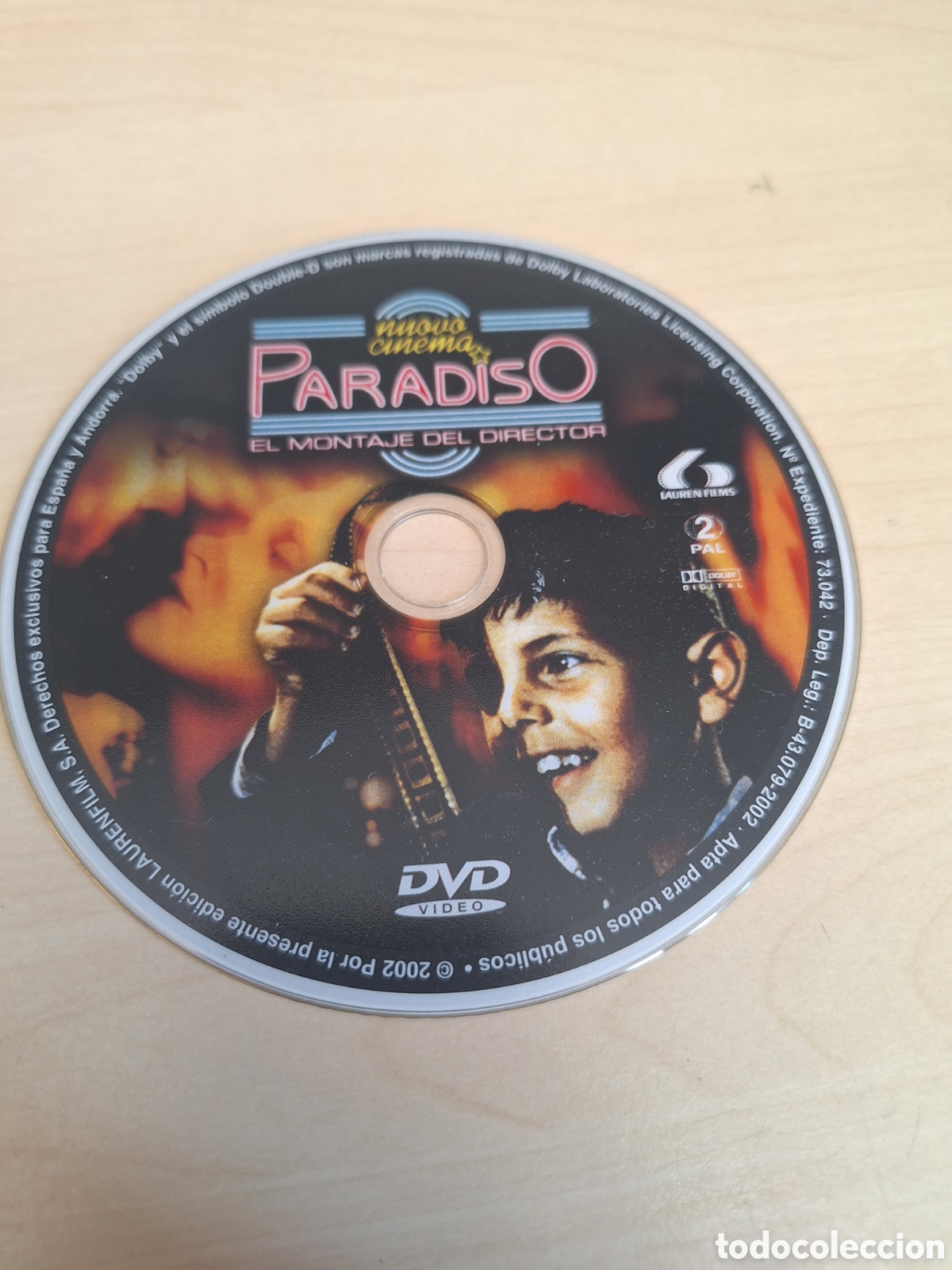 Cine: SD1866 cinema paradiso DVD SOLO DISCO