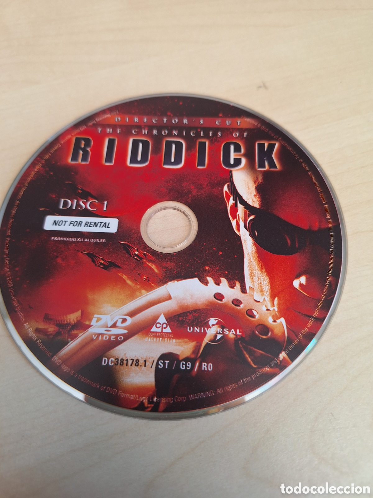 Kino: SD1876 las cronicas de riddick DVD SOLO DISCO
