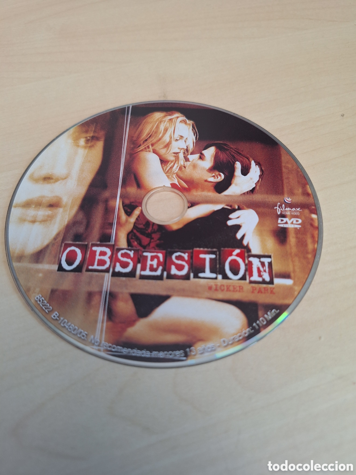 Cine: SD1889 obsesion DVD SOLO DISCO