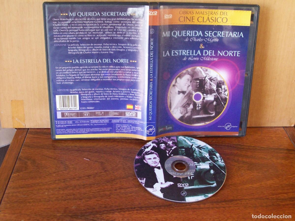 Cine: MI QUERIDA SECRETARIA + LA ESTRELLA DEL NORTE - 2 PELICULAS EN 1 SOLO DVD