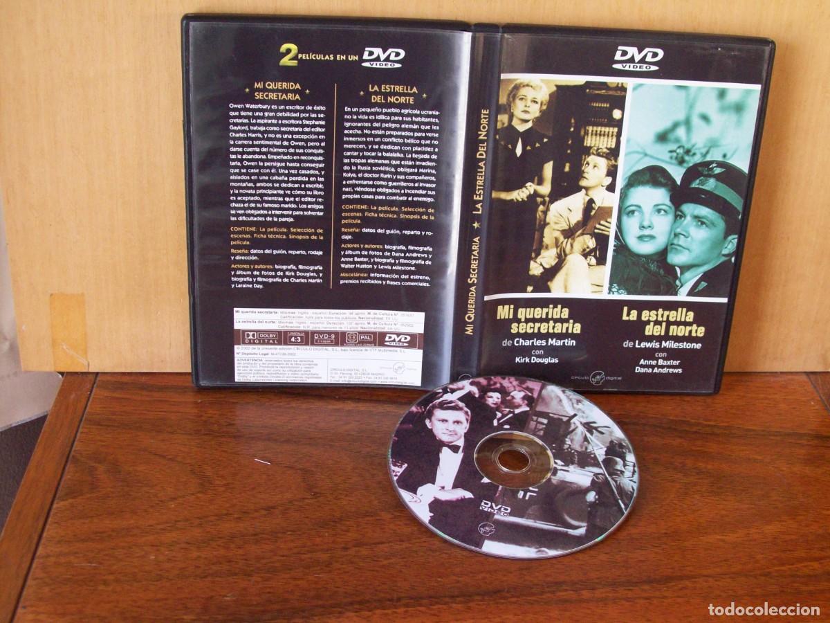 Cine: MI QUERIDA SECRETARIA + LA ESTRELLA DEL NORTE - 2 PELICULAS EN 1 SOLO DVD