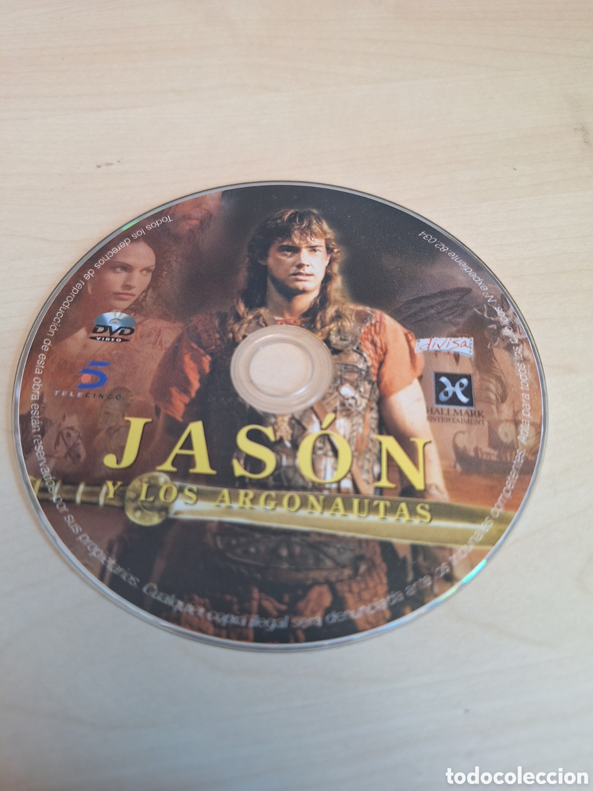 Cine: SD1898 jason y los argonautas DVD SOLO DISCO