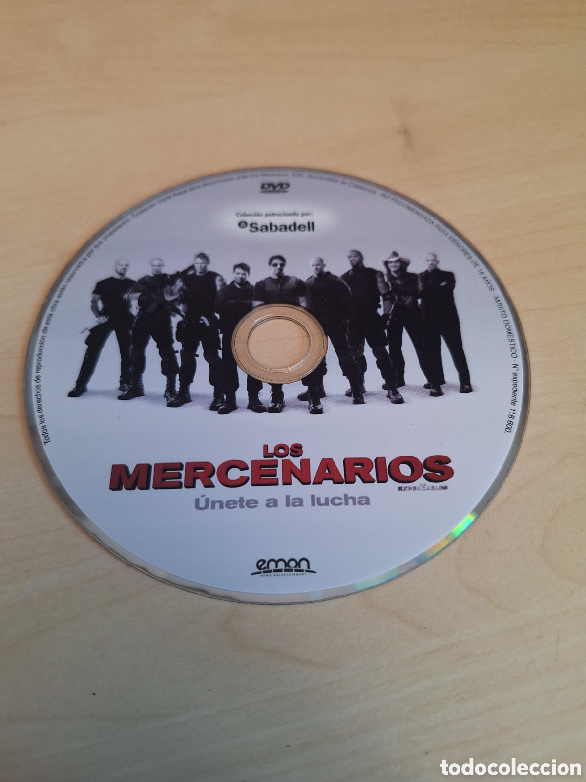 Cine: SD1901 los mercenarios DVD SOLO DISCO