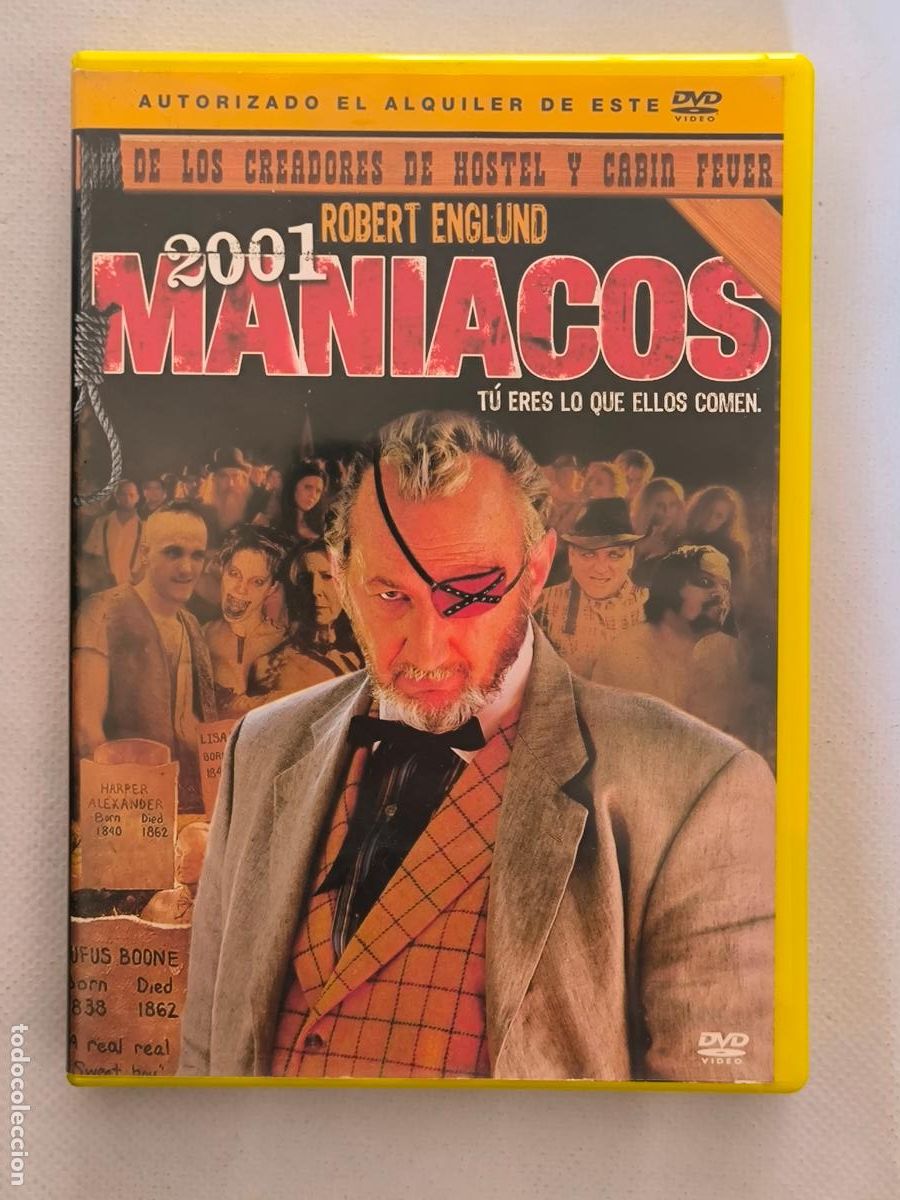 Cine: DVD 2001 MANIACOS - ROBERT ENGLUND - EDICION DE ALQUILER (5I)