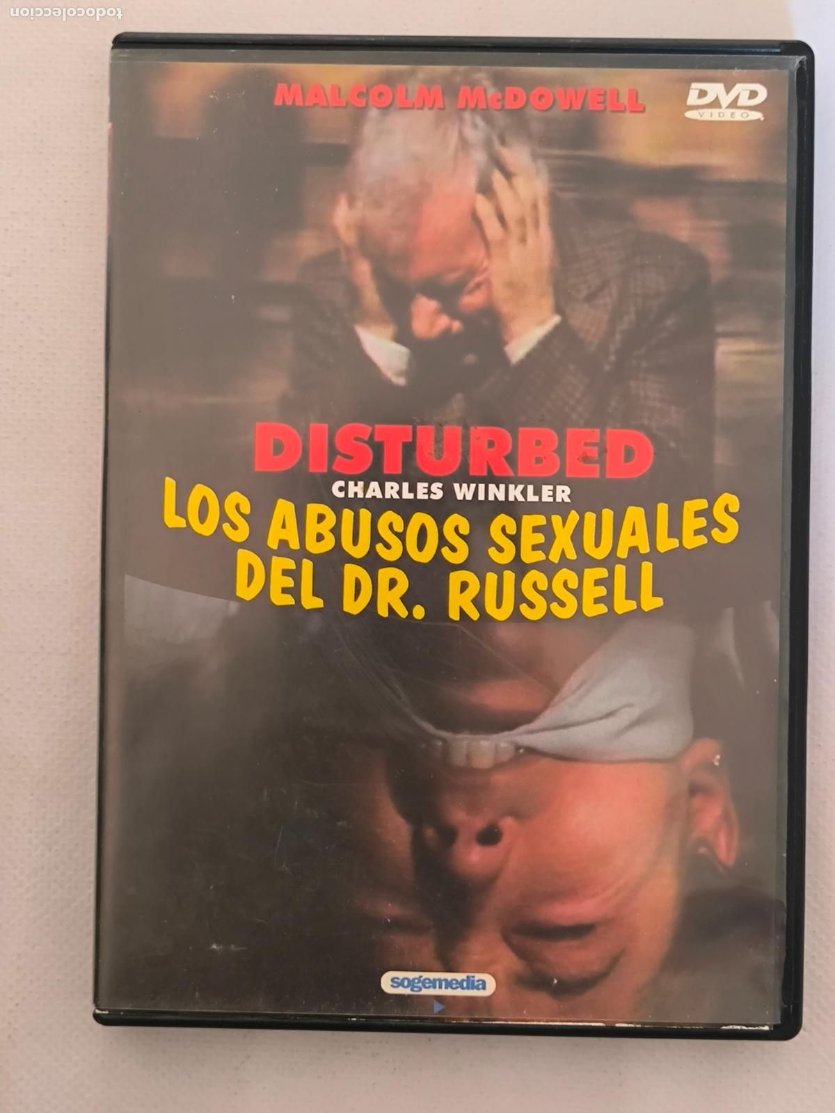 Cine: DVD DISTURBED - LOS ABUSOS SEXUALES DEL DR. RUSSELL - MALCOLM MCDOWELL (5I)