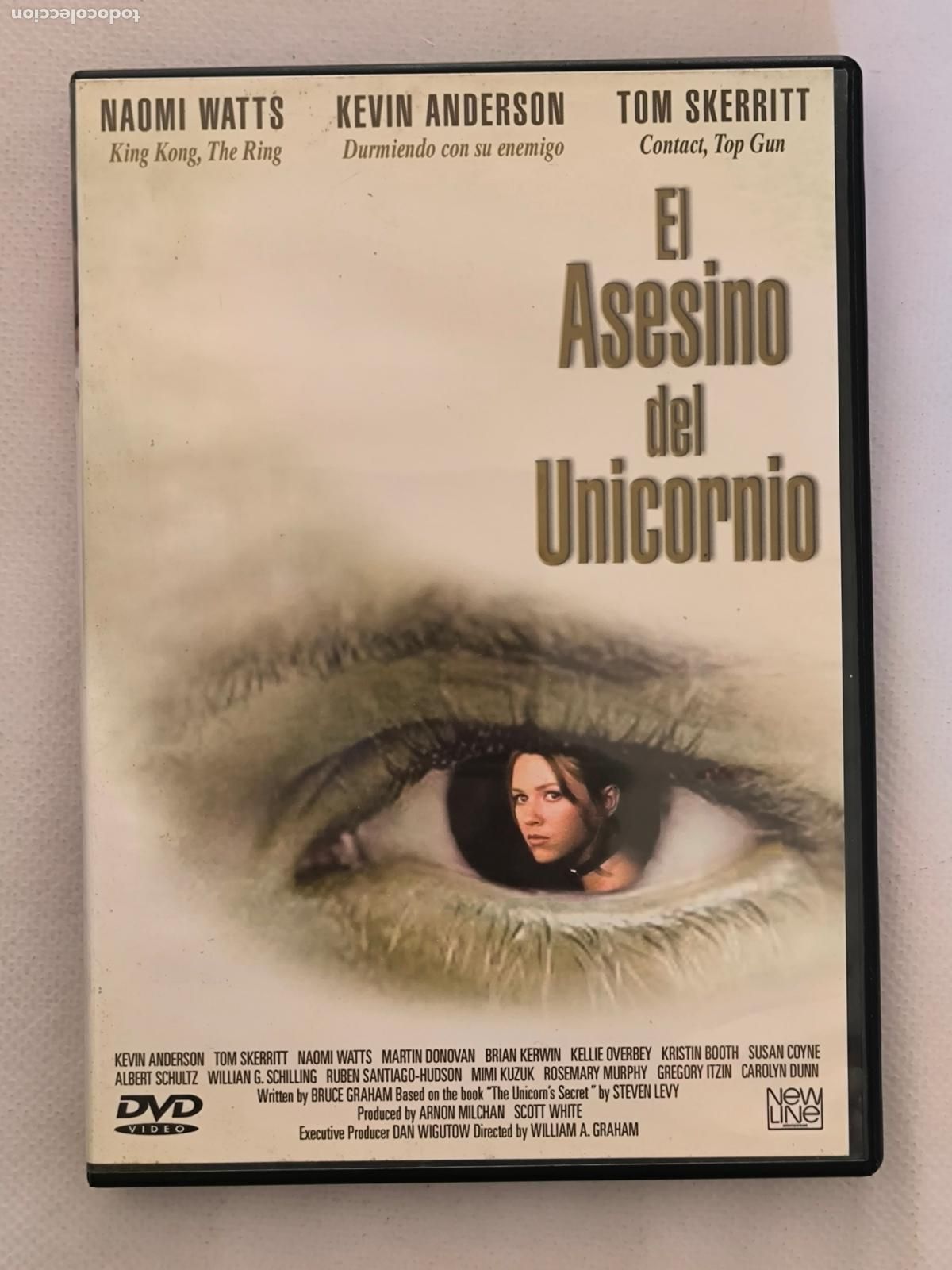 Cine: DVD EL ASESINO DEL UNICORNIO - NAOMI WATTS (5J)