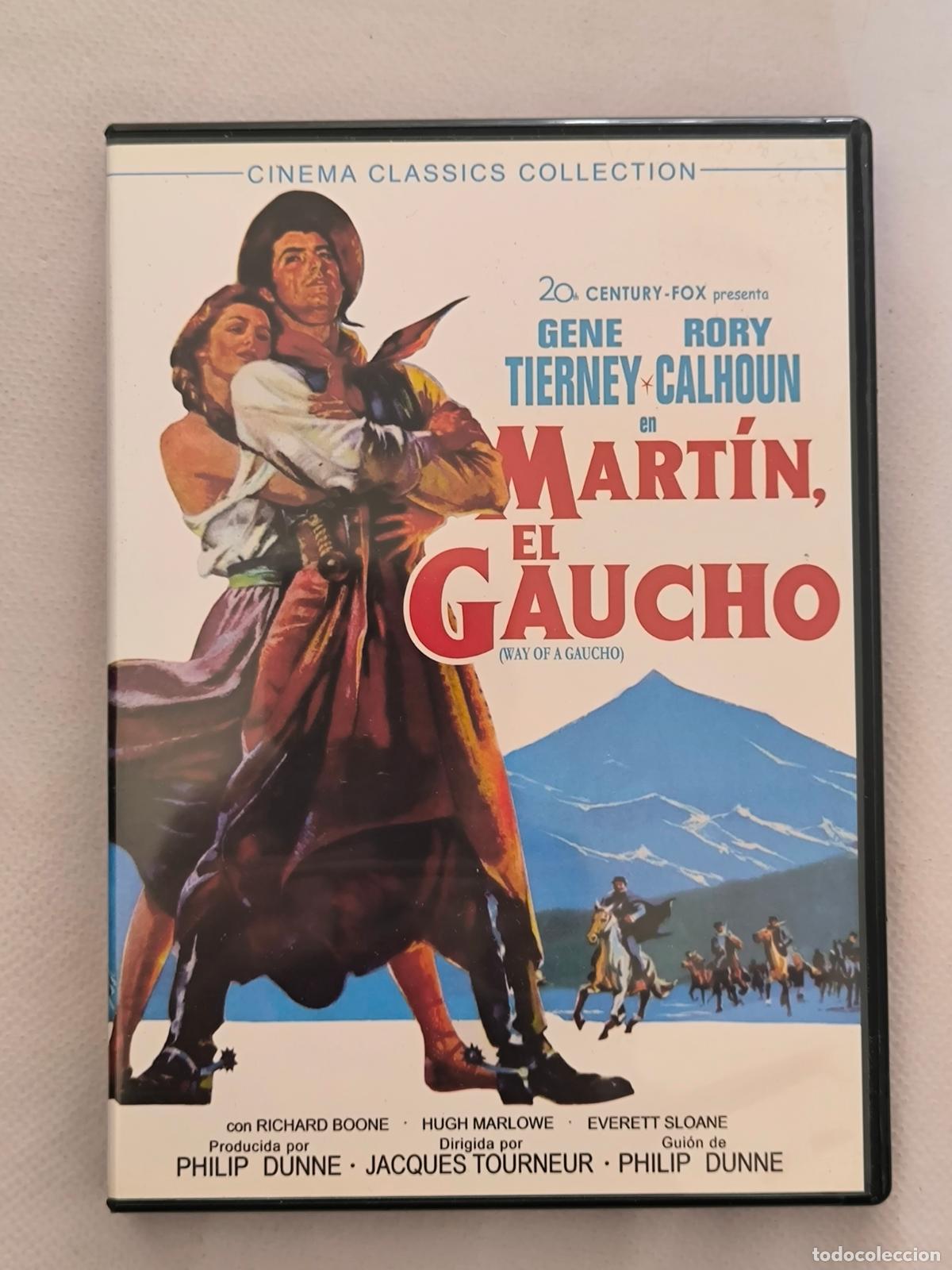 Cine: DVD MARTIN, EL GAUCHO - GENE TIERNEY (5M)