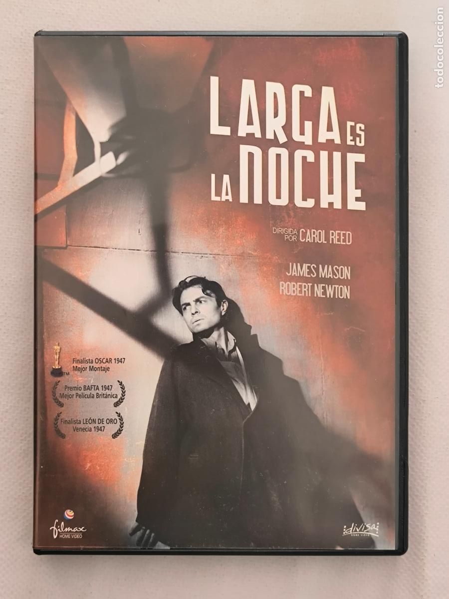 Cine: DVD LARGA ES LA NOCHE - CAROL REED (5M)