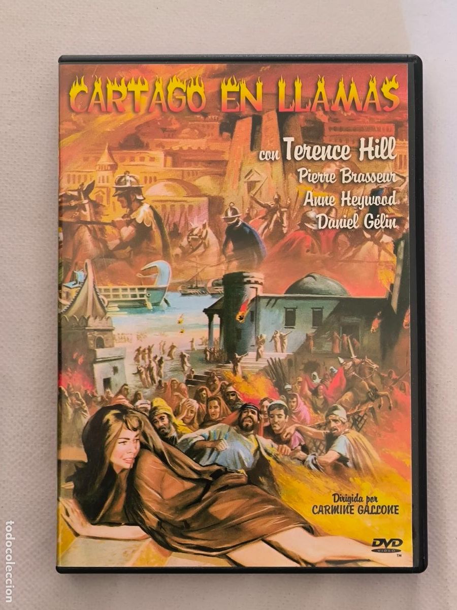 Cine: DVD CARTAGO EN LLAMAS - TERENCE HILL (5Mw)