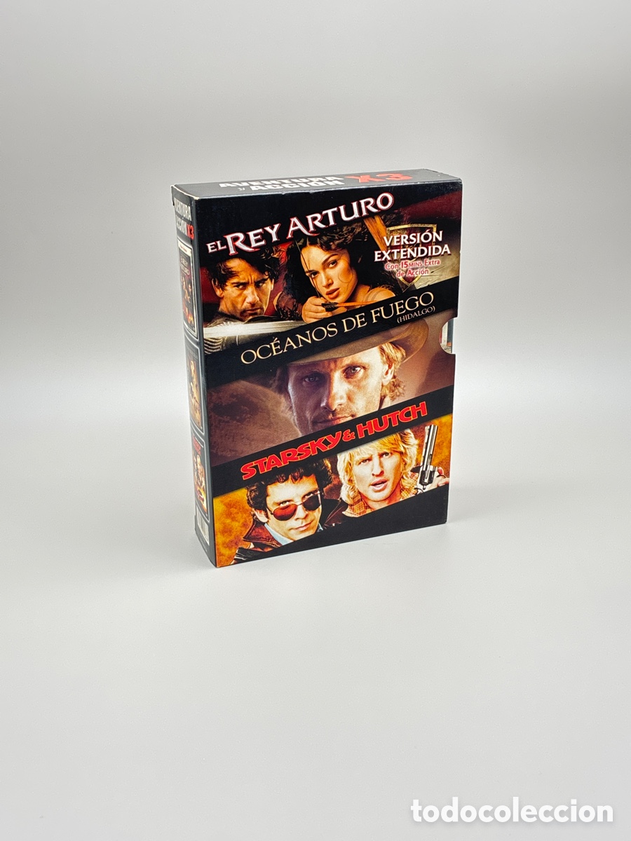 Cine: Pack DVD el Rey Arturo / Oc&eacute;anos de fuego / Starsky & Hitch DVD