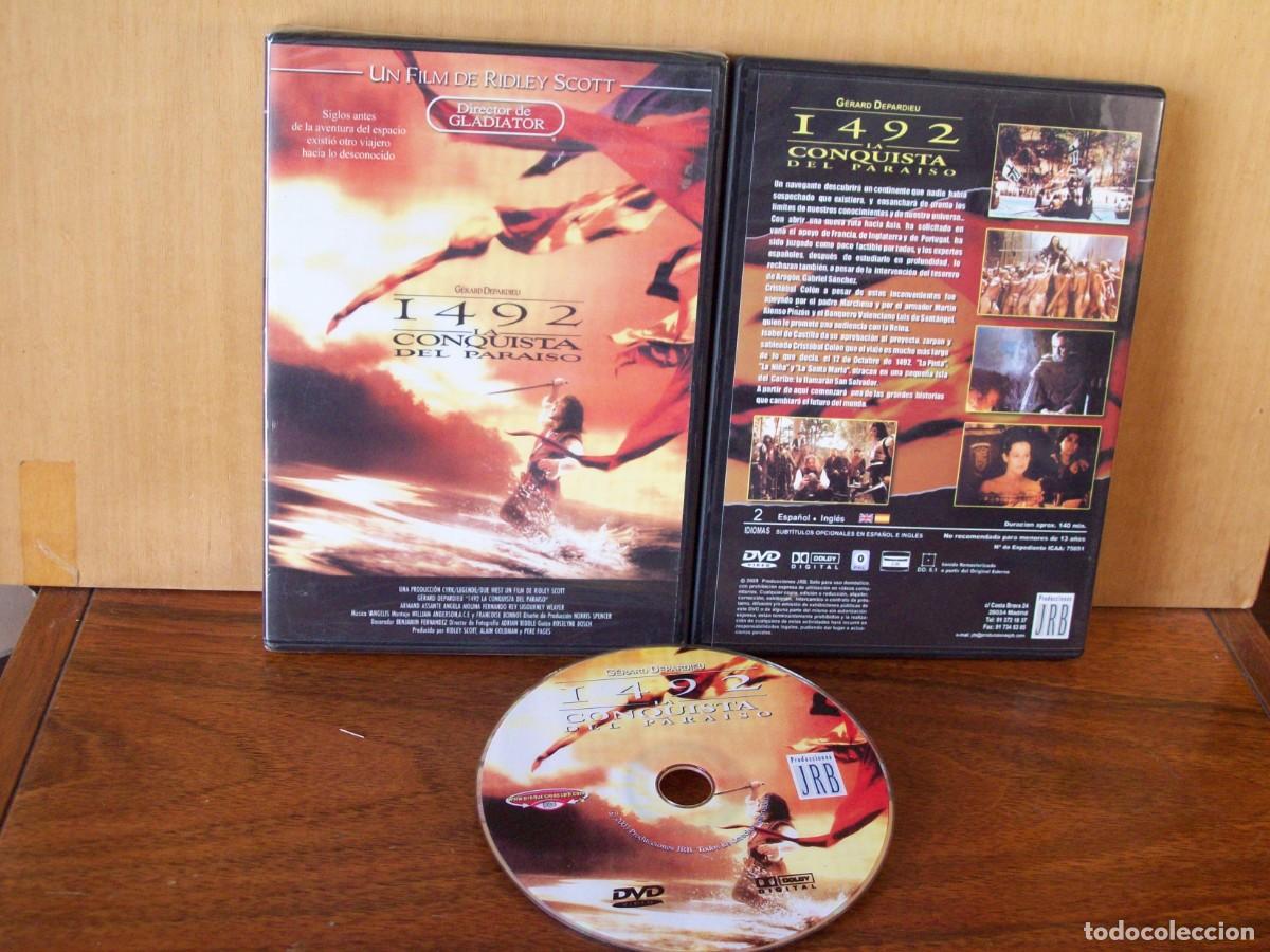 Cine: 1492 CONQUISTA DEL PARAISO - GERARD DEPARDIU - ARMAND ASSANTE - DVD NUEVO PRECINTADO