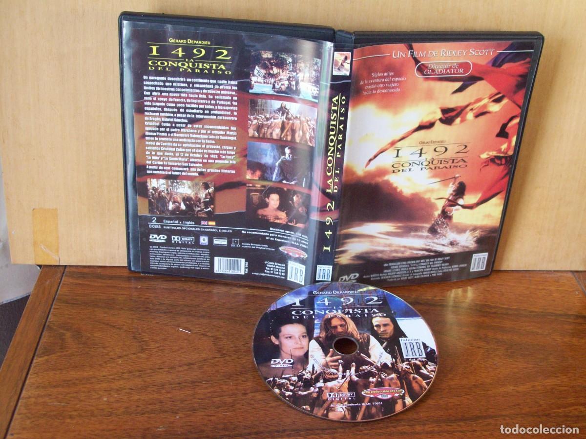 Cine: 1492 CONQUISTA DEL PARAISO - GERAR DEPARDIEU - ARMAND ASSANTE - ANGELA MOLINA - DVD