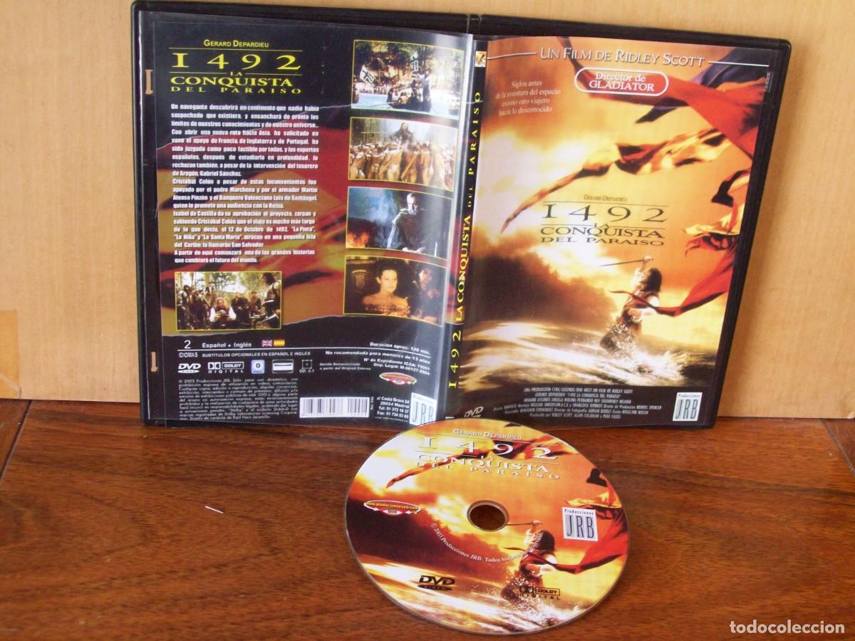 Cine: 1492 LA CONQUISTA DEL PARAISO - GERARD DEPARDIEU - ARMAND ASSANTE - ANGELA MOLINA - DVD CAJA FINA