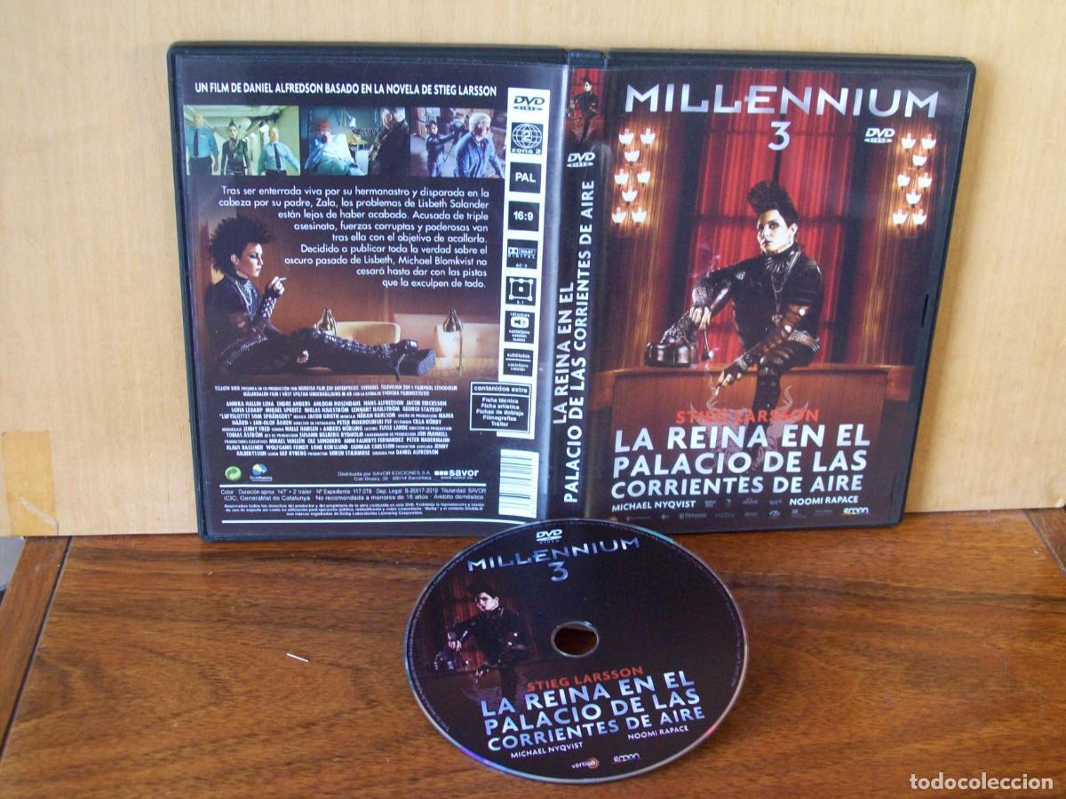 Cine: MILLENNIUM 3 - LA REINA EN EL PALACIO DE LAS CORRIENTES DE AIRE - STIEG LARSSON - DVD
