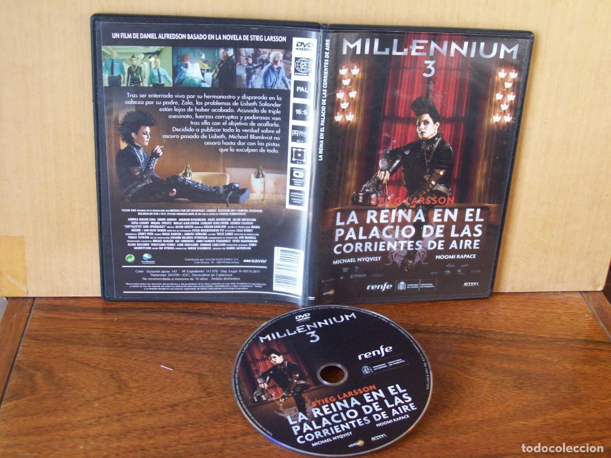 Cine: MILLENIUM 3 - LA REINA EN EL PALACIO DE LAS CORRIENTES DE AIRE - STIEG LARSSON - DVD CAJA FINA