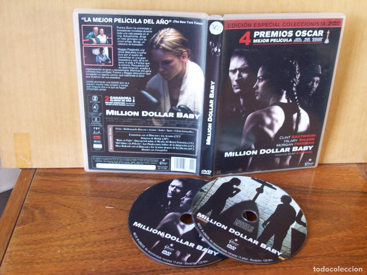 Cine: MILLION DOLLAR BABY - CLINT EASTWOOD - HILARY SWANK - MORGAN FREEMAN - DVD DOBLE E.E.COLECCIO