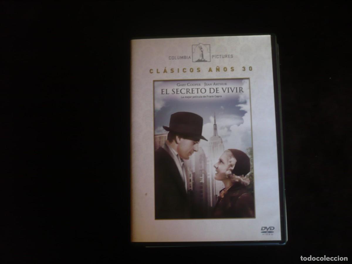 Cine: el secreto de vivir - de frank capra con gary cooper y jean arthur - dvd como nuevo