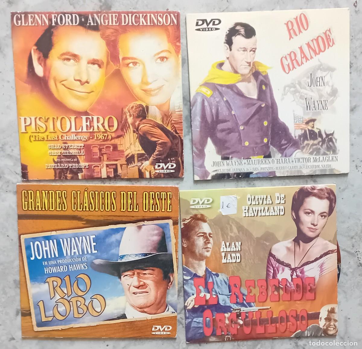 Cine: LOTE DE 4 WESTERNS EN DVD. RIO LOBO+ 3.