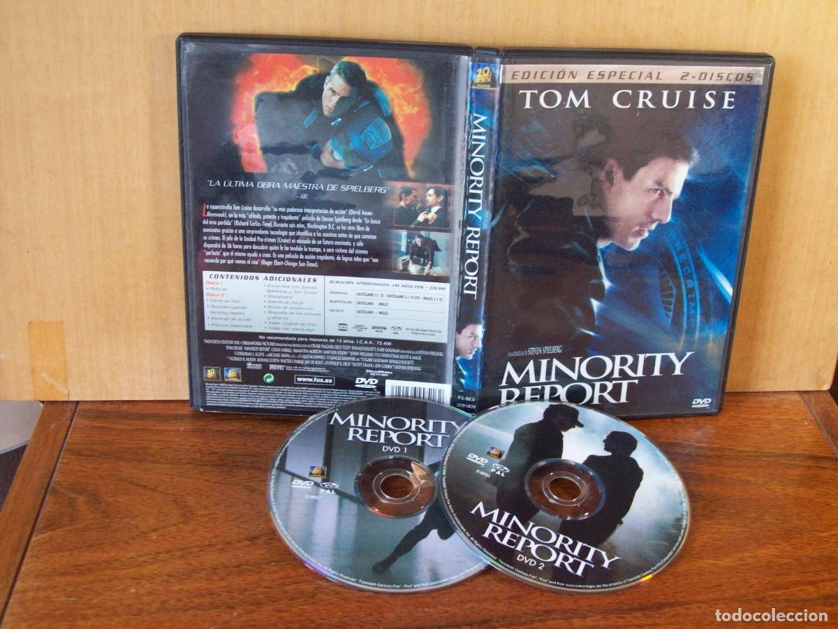 Cine: MINORITY REPORT - TOM CRUISE - COLIN FARRELL - MAX VON SIDON DOBLE DVD EDICION ESPECIAL