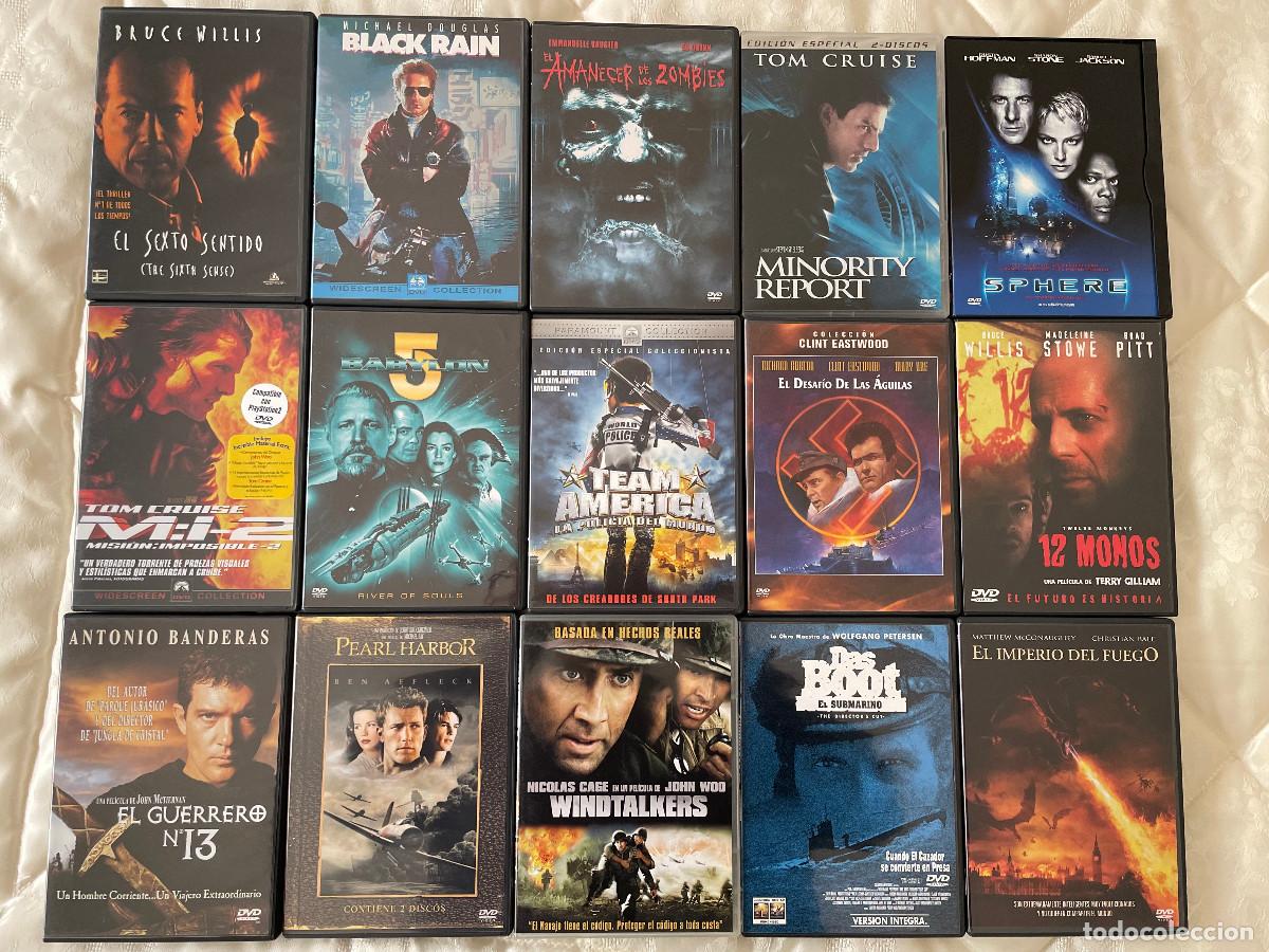 Cine: DVD&rsquo;s a 3&euro;. Generos variados. Perfecto estado.