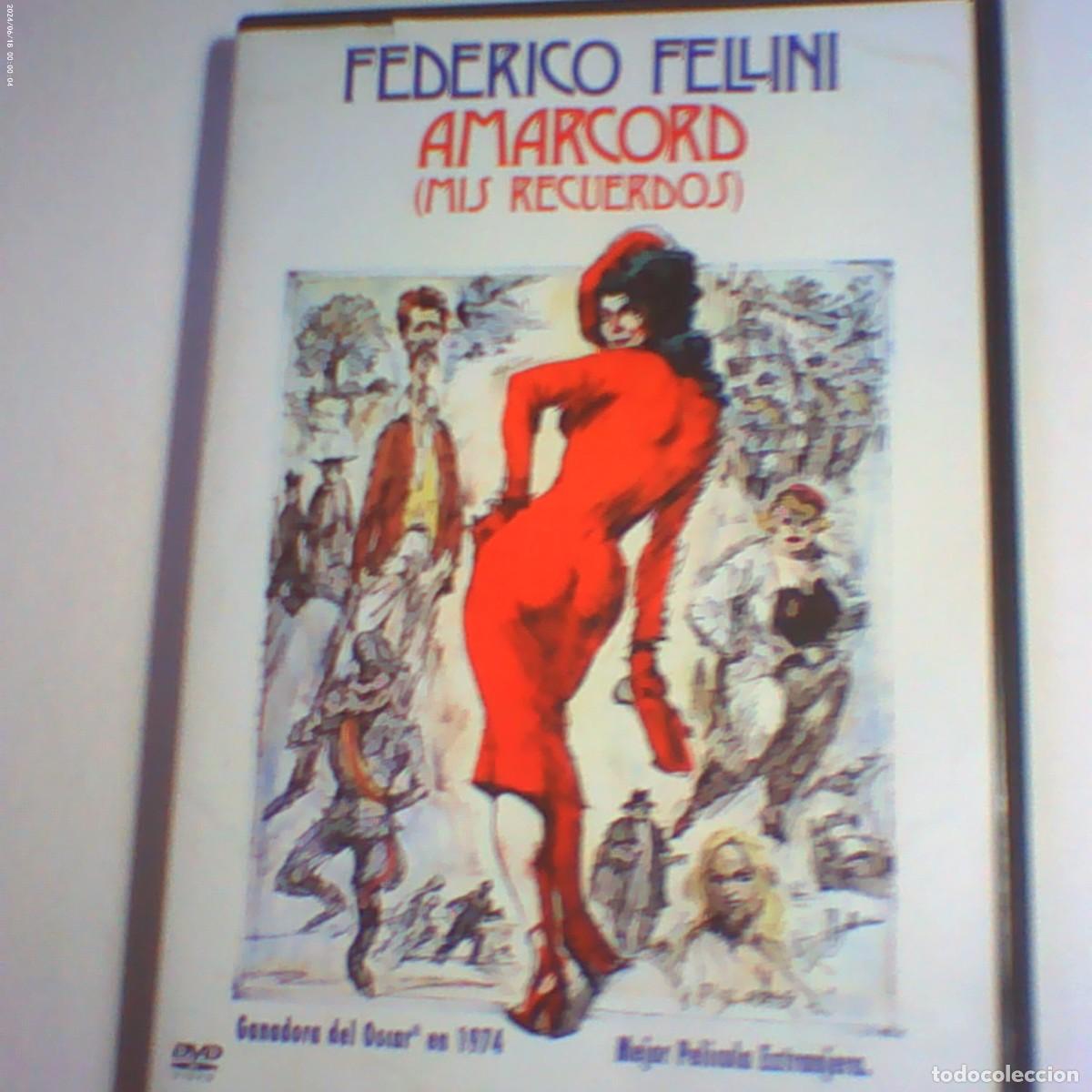 Cine: dvd amarcord (mis recuerdos). federico fellini. 118 min (seminueva)
