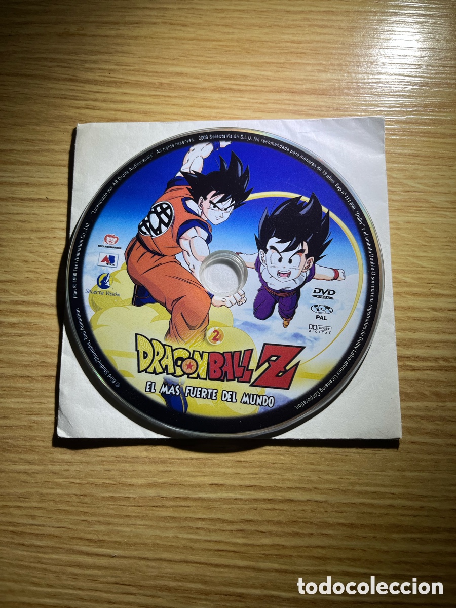 Cine: DVD. DRAGON BALL Z. Vol. 2: El m&aacute;s fuerte del mundo. Las pel&iacute;culas (1h). Japon&eacute;s, Euskera, Catal&aacute;n