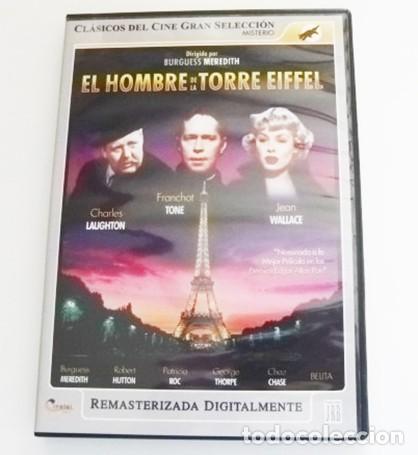 Cine: EL HOMBRE DE LA TORRE EIFFEL DVD PEL&Iacute;CULA SUSPENSE CRIMEN POLIC&Iacute;A PAR&Iacute;S CHARLES LAUGHTON MEREDITH